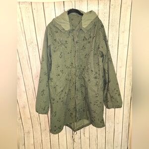 Vintage US Military Night Camouflage Desert Parka Men’s M Hooded Lined USA